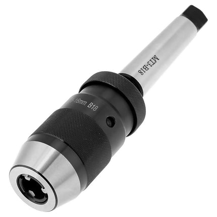 Self Tightening Keyless Drill Chuck MT3 B18 Arbor High Precision Industrial