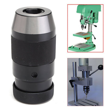 Self Tightening Keyless Drill Chuck MT3 B18 Arbor High Precision Industrial