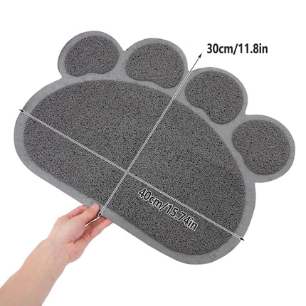 Cat Litter Mat Two Pieces Soft Pet Foot Pad Mat For Dog And Cat Toilet Training