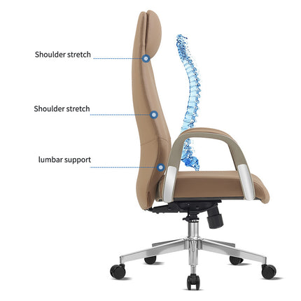 Ergonomic Office Chair Adjustable Height Swivel Rolling Desk Chair Comfortable
