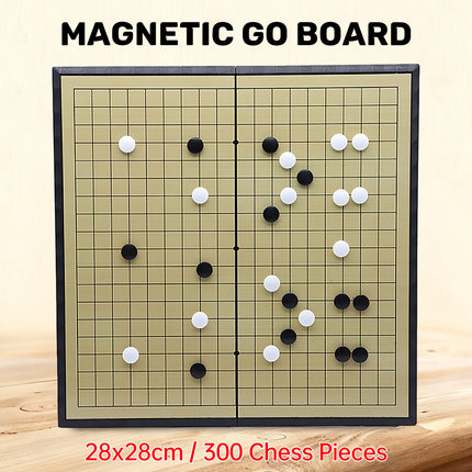Magnetic Go Game Chess Set Foldable Portable Travel Home Game Toy