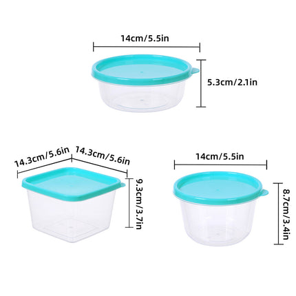 Microwave Safe Food Storage Container Round Lunch Box Refrigerator Meat Soup Box