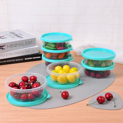 Microwave Safe Food Storage Container Round Lunch Box Refrigerator Meat Soup Box