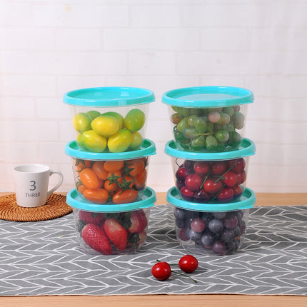 Microwave Safe Food Storage Container Round Lunch Box Refrigerator Meat Soup Box