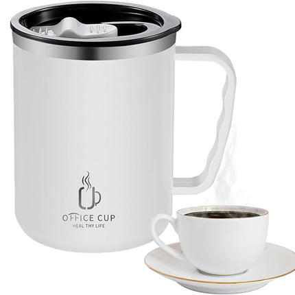 Double Walled Mug Stainless Steel 500ml Leak and Spill Proof for Hot Cold Drink