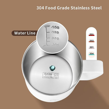 Double Walled Mug Stainless Steel 500ml Leak and Spill Proof for Hot Cold Drink