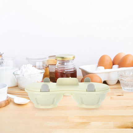 Microwave Egg Steamer With Lid Kitchen Egg Cooker Poacher Steam Box Container