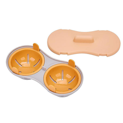 Microwave Egg Steamer With Lid Kitchen Egg Cooker Poacher Steam Box Container