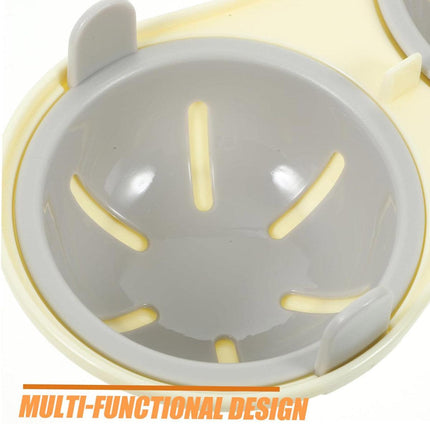 Microwave Egg Steamer With Lid Kitchen Egg Cooker Poacher Steam Box Container
