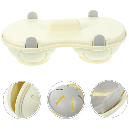 Microwave Egg Steamer With Lid Kitchen Egg Cooker Poacher Steam Box Container