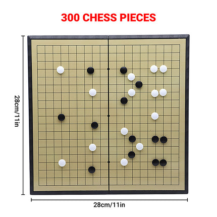 Magnetic Go Game Chess Set Foldable Portable Travel Home Game Toy