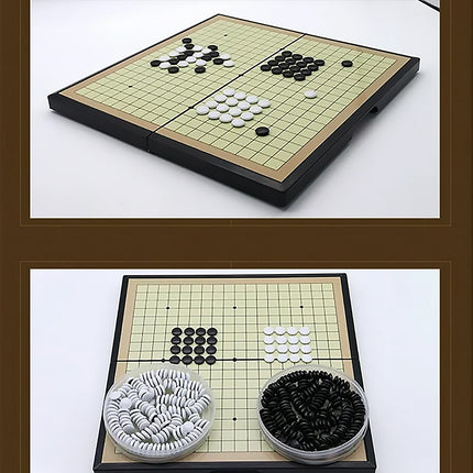 Magnetic Go Game Chess Set Foldable Portable Travel Home Game Toy
