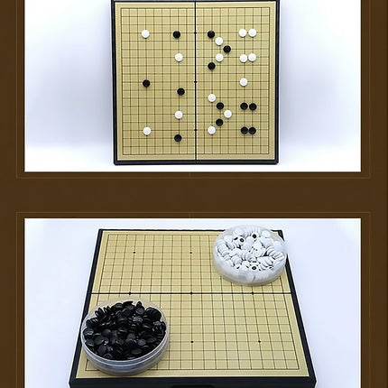 Magnetic Go Game Chess Set Foldable Portable Travel Home Game Toy