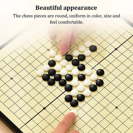 Magnetic Go Game Chess Set Foldable Portable Travel Home Game Toy