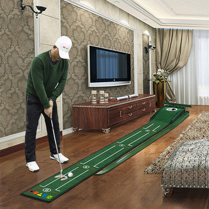 Golf Putting Mat Portable Mini Golf Practice Pad for Indoor Office Training Game