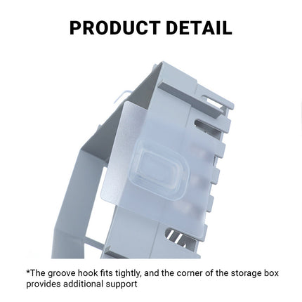 Toilet Storage Rack 2PCS Wall Mounted Shelf Bathroom Organiser Hanging Tripod