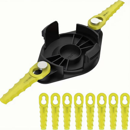 11pc Rotary Trimmer Head Replacement Blades Kit for Weed Wacker String Trimmer