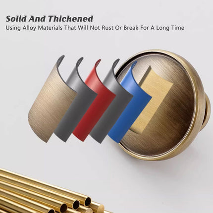Copper Cabinet Handle Simple Retro Wardrobe Drawer Pull for Cabinet Furniture