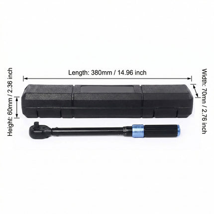 Adjustable Torque Wrench 72 Tooth Ratchet Automotive Bicycle Mechanic Tool