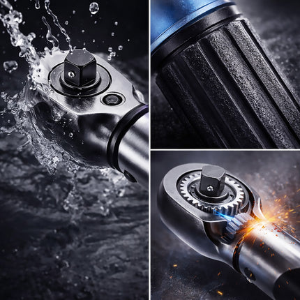 Adjustable Torque Wrench 72 Tooth Ratchet Automotive Bicycle Mechanic Tool