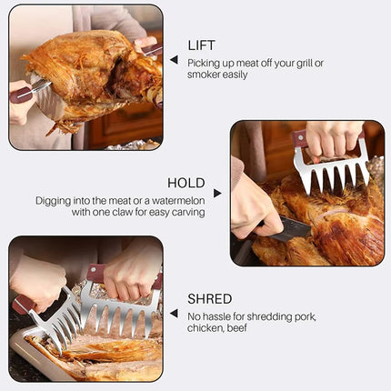 Meat Divider Tool 2PCS Multi Functional Shredder Separator BBQ Kitchen Cooking