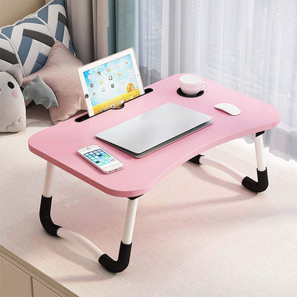 Folding Bed Desk Floor Computer Small Table Portable Adjustable Sturdy Durable
