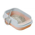 12L Semi Enclosed Large Cat Litter Box with Delivery Shovel Easy Clean Toilet