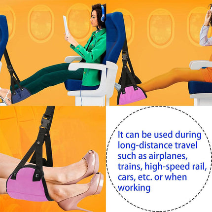 Travel Rest Hammock Office Foot Hammock Portable Rest for Relaxation Support