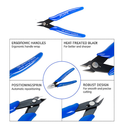 Model Cleaning Tool Kit Trimming Knife Side Cutter Files Tweezers Hobby Set