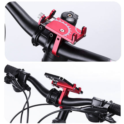 Bicycle Aluminum Fixed Phone Mount Shockproof Universal Sturdy Durable Holder