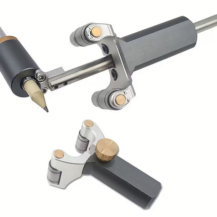 Woodworking Marking Gauge Straight and Curved Line Scriber Parallel Scribe Tool