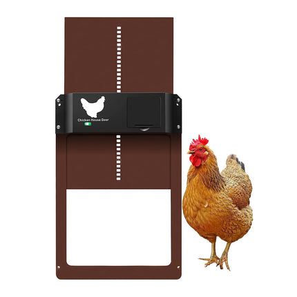 Automatic Chicken Door Coop Gate Smart Control Pet Poultry House Entry Exit
