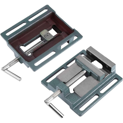 Precision Mini Drill Press Vise 3 Inch Flat Nose Bench Clamp Workpiece Tool