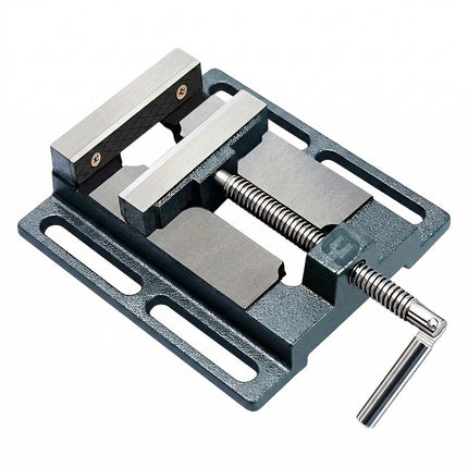 Precision Mini Drill Press Vise 3 Inch Flat Nose Bench Clamp Workpiece Tool
