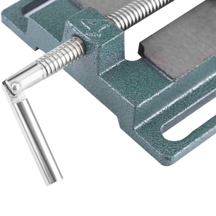 Precision Mini Drill Press Vise 3 Inch Flat Nose Bench Clamp Workpiece Tool