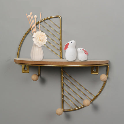 Wall Mounted Storage Rack Metal Shelf Easy Installation Durable Space Saving