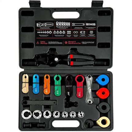 Automotive AC Fuel Line Disconnect Tool Kit Refrigerant Hose Removal Repair Set