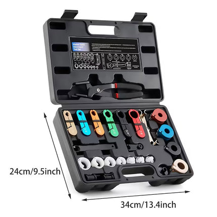 Automotive AC Fuel Line Disconnect Tool Kit Refrigerant Hose Removal Repair Set