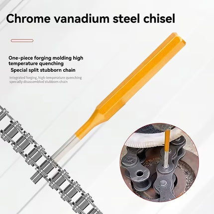 Heavy Duty Bicycle Motorcycle Chain Breaker Repair Tightener Cutter Tool Set
