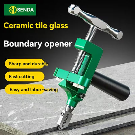 Heavy Duty Glass Tile Cutter Manual Roller Oil Feed Cutting Tool Decoration Use