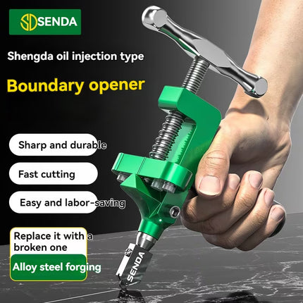 Heavy Duty Glass Tile Cutter Manual Roller Oil Feed Cutting Tool Decoration Use