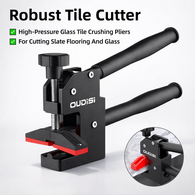 Heavy Duty Glass Tile Scorer and Breaker Cutting Tool for Slate and Marble