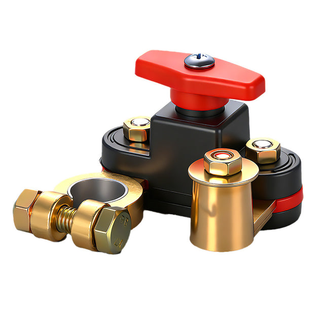 Heavy Duty Car Battery Disconnect Switch 12V 24V Rotary Master Power Cut Off
