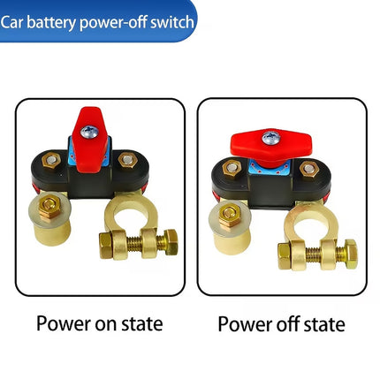 Heavy Duty Car Battery Disconnect Switch 12V 24V Rotary Master Power Cut Off