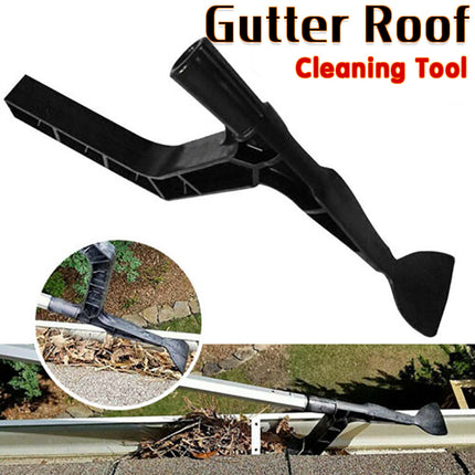 New Gutter Roof Cleaning Tool Hook Shovel Scoop Leaves Dirt Remove Home Cleaner
