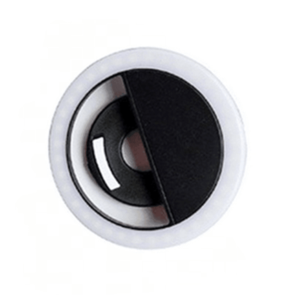 3 Modes Selfie Led Ring Fill Light Camera Rechargeable For Iphone Android Phone - Aimall