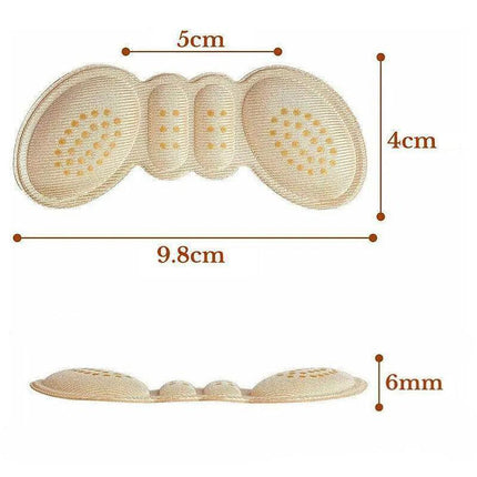 1Pair Thick Heel Insole Heel Protectors Heel Pads Shoe Liner Shoe Inserts Heel Grip