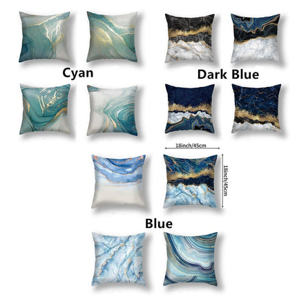 4PCS Home Printed Pillow Cases Decorative Cushion Covers Sofa Pillow Covers