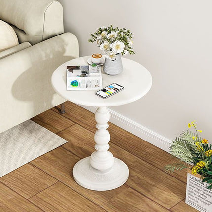 Nordic Retro Wrought Iron Small Round Coffee Table For Living Room Sofa Side