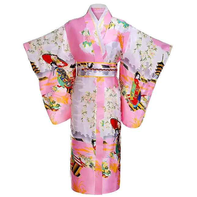 Kimono Japanese Lapel Large Size Cardigan Female Formal Dress Halloween